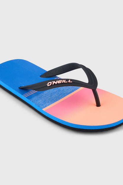 Profile Graphic Sandals Men Blue Gradient Stripe