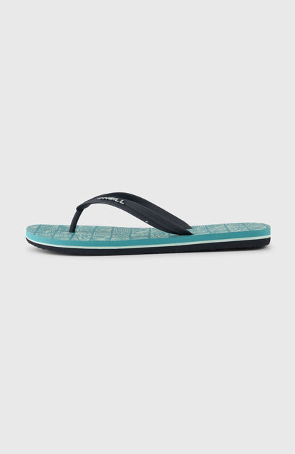 Profile Graphic Sandals Men Blue Bricks