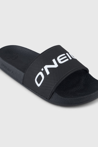 Logo Slides Men Black Out
