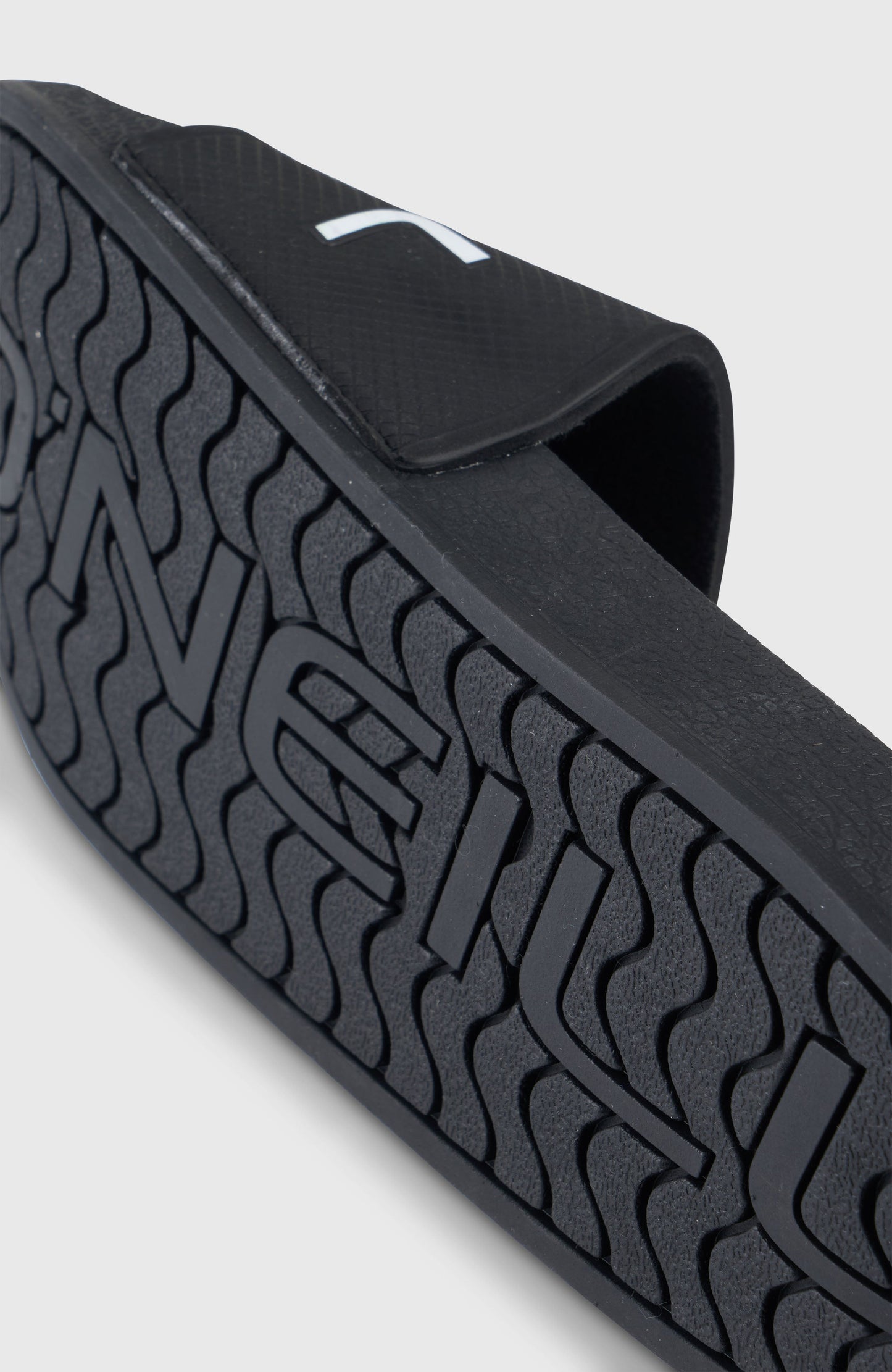 Logo Slides Men Black Out