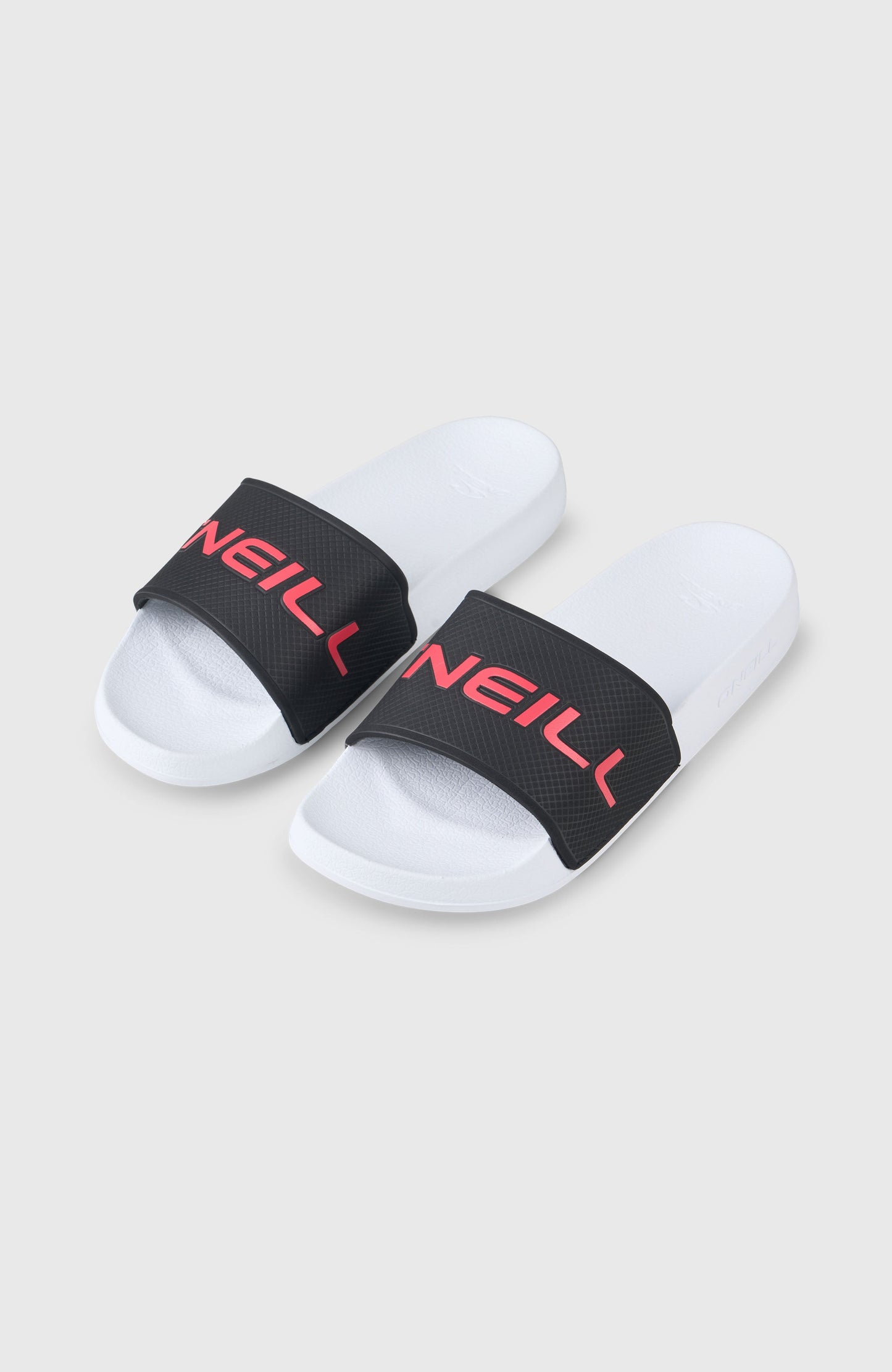 Logo Slides Men Black Out Colour Block