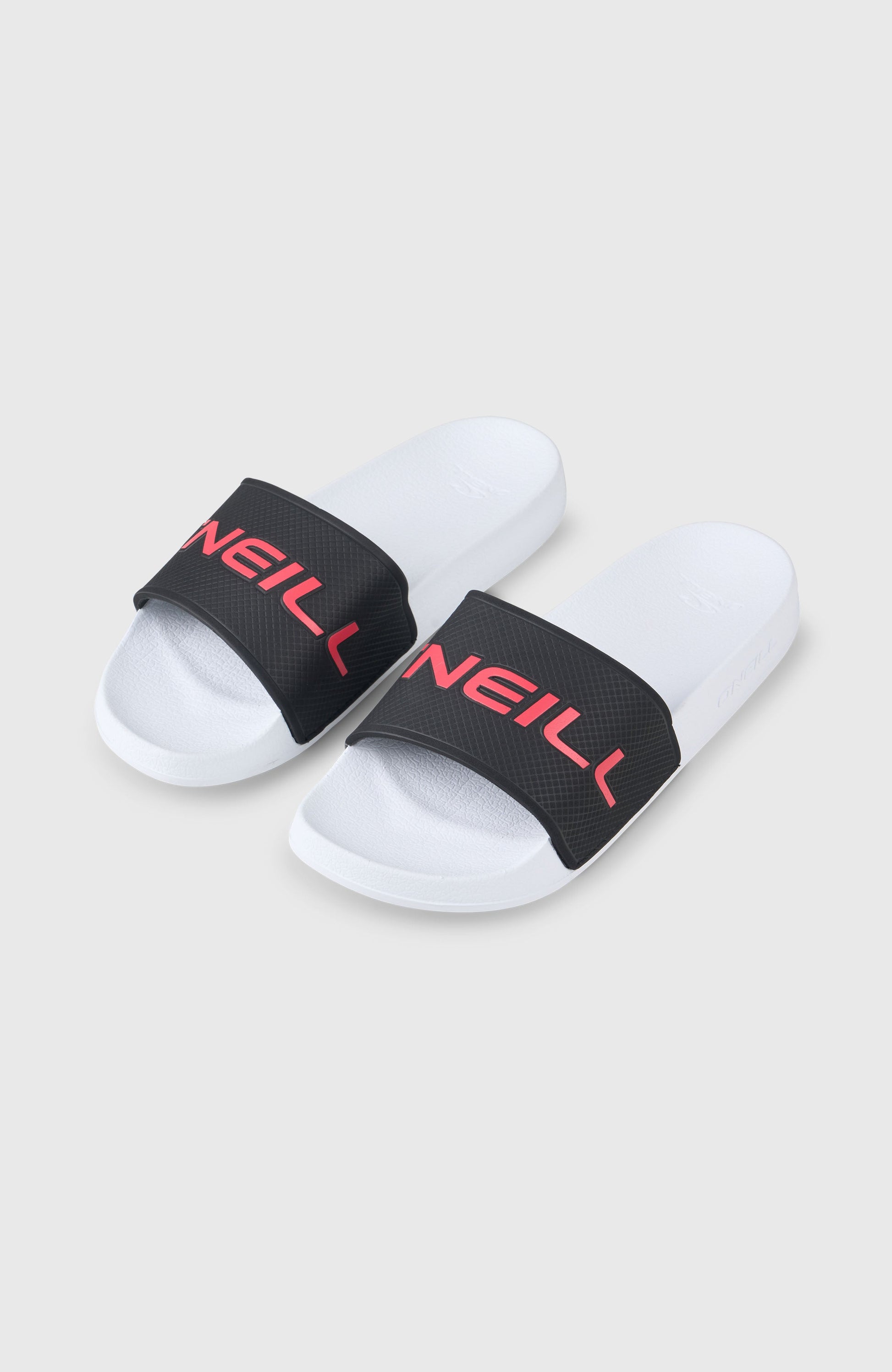 Logo Slides Men Black Out Colour Block