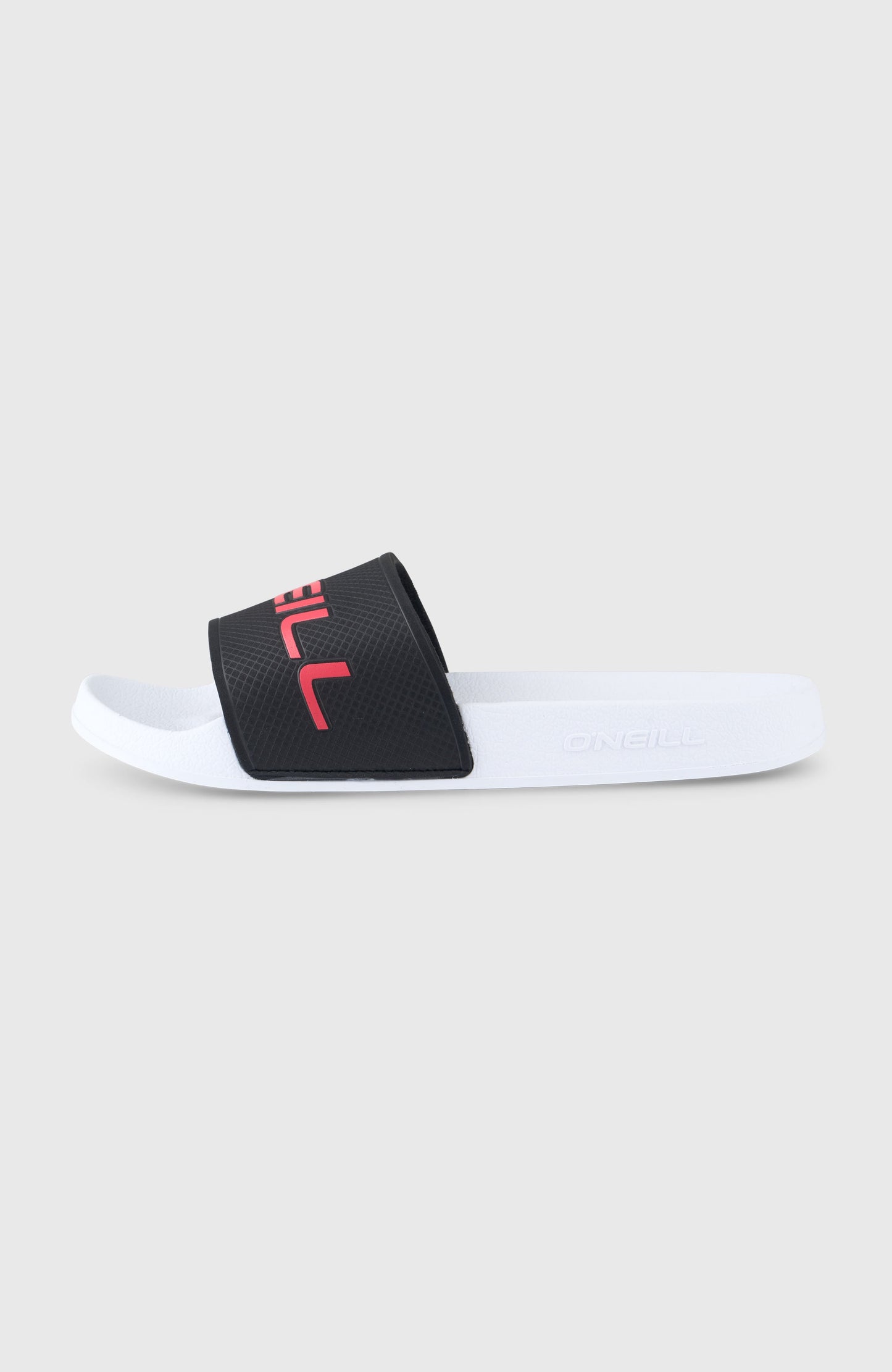 Logo Slides Men Black Out Colour Block