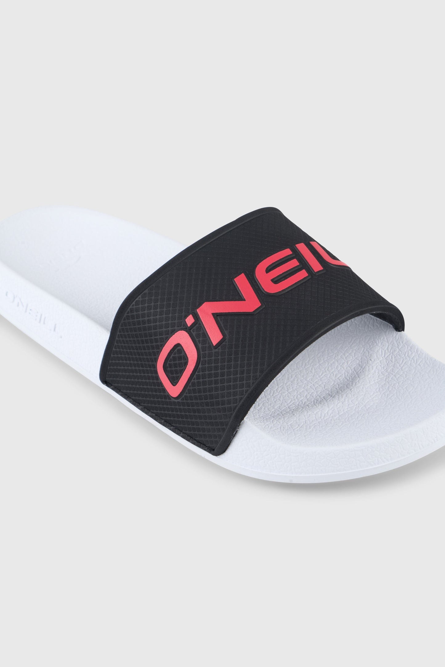 Logo Slides Men Black Out Colour Block