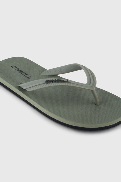 Profile Small Logo Sandals Men Military Green