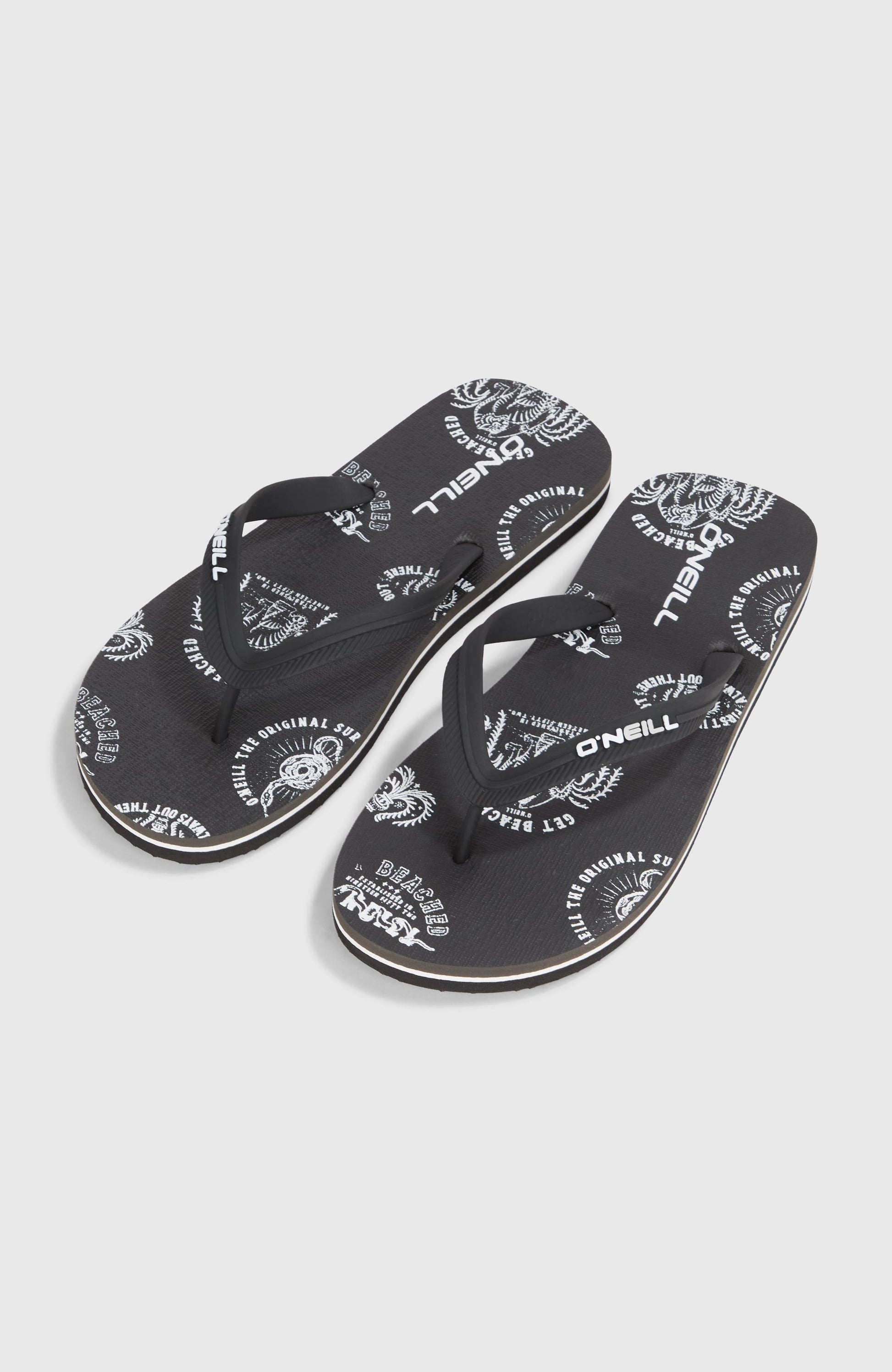 Profile Graphic Sandals Men Black Mystical