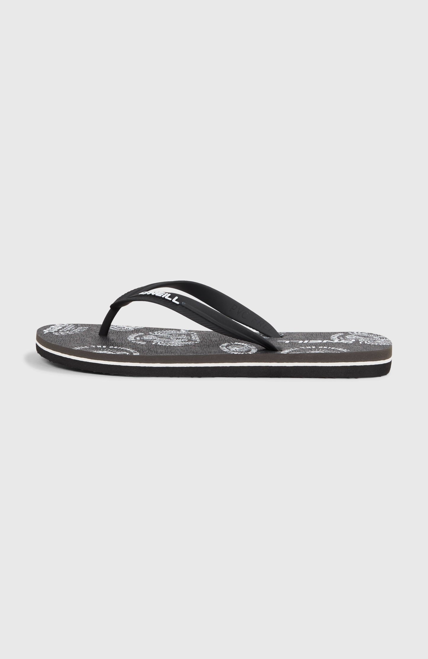 Profile Graphic Sandals Men Black Mystical