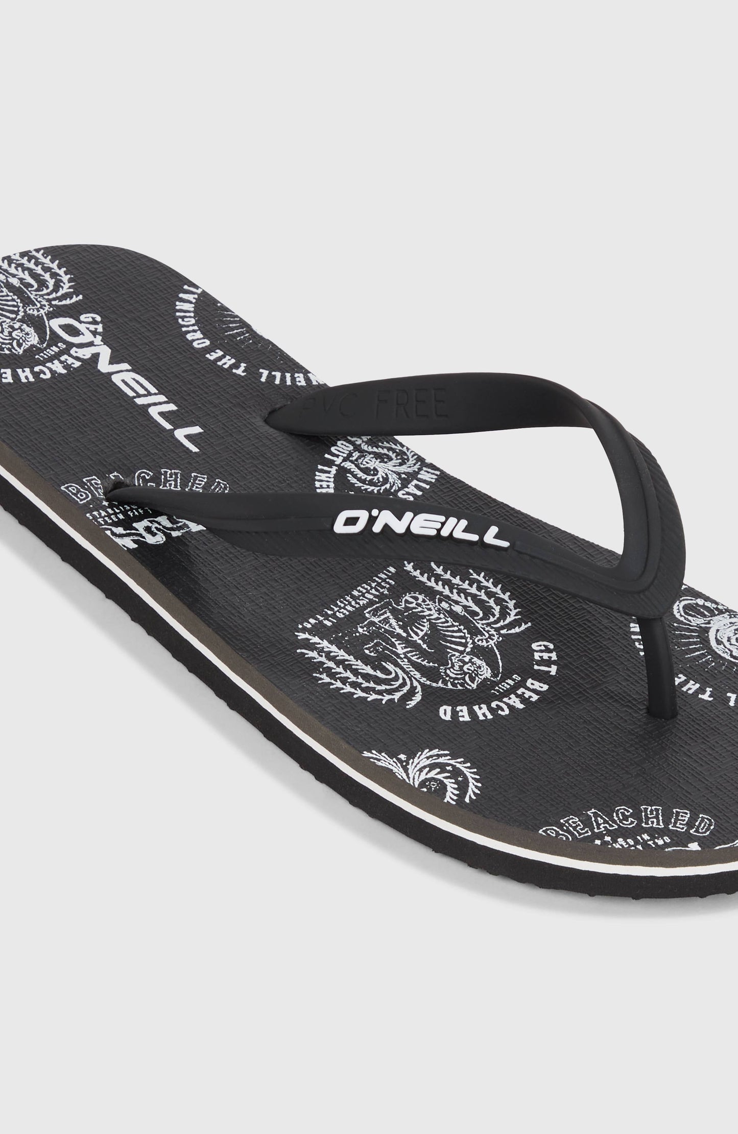 Profile Graphic Sandals Men Black Mystical