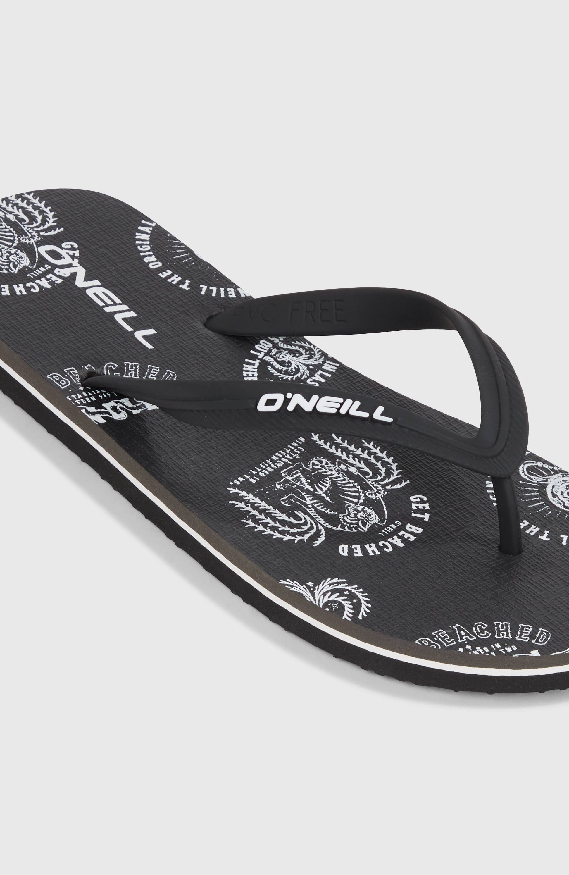 Profile Graphic Sandals Men Black Mystical