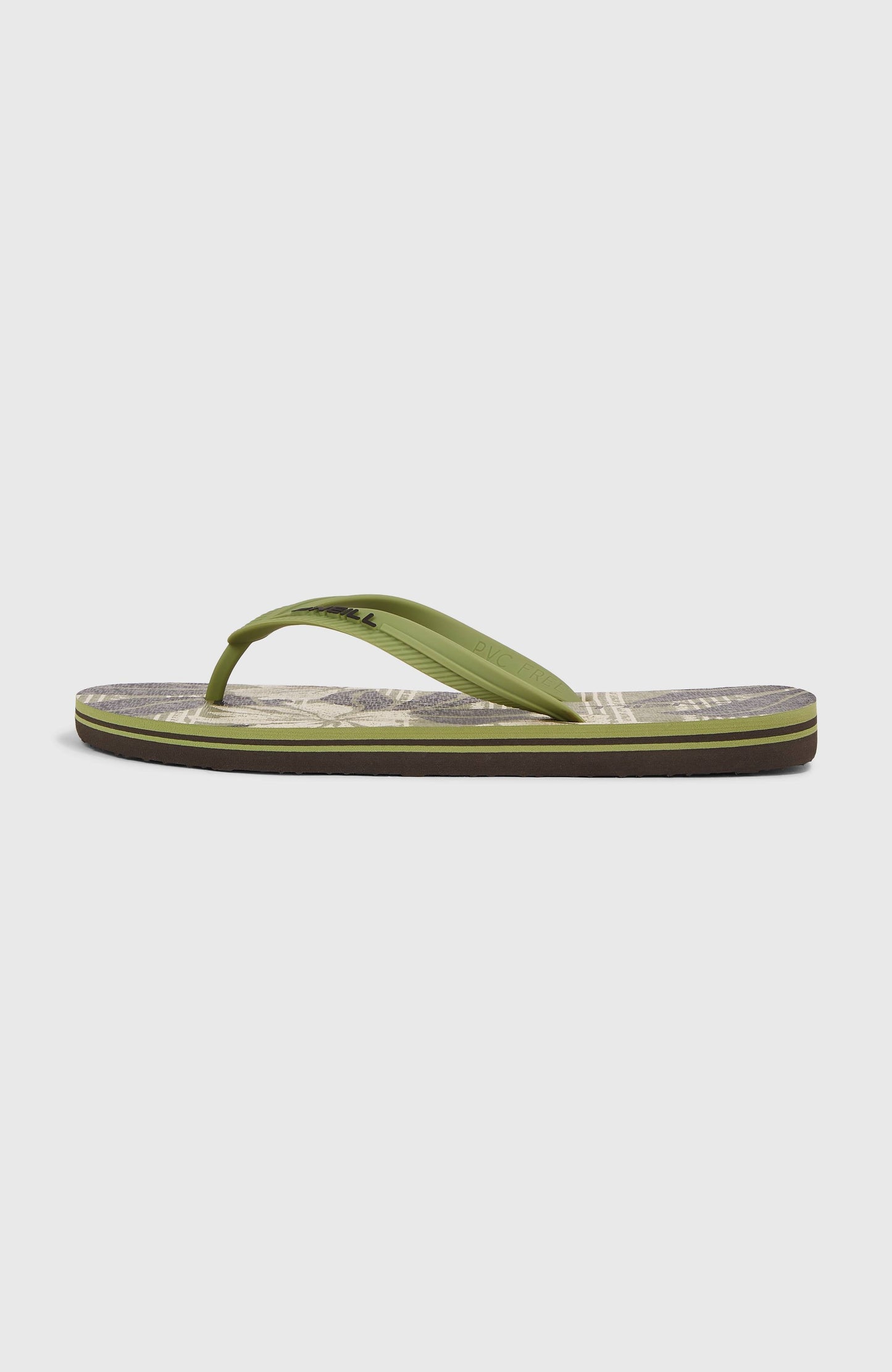 Profile Graphic Sandals Men Green Dusty Flower