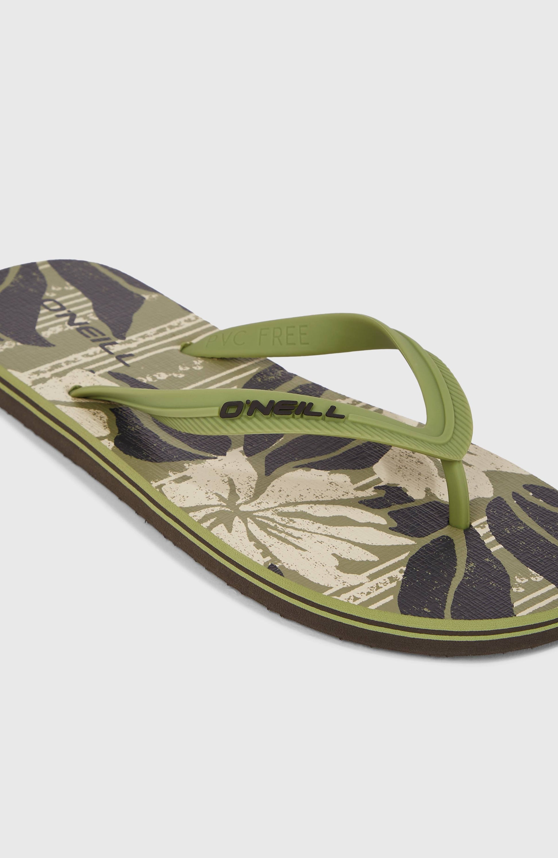 Profile Graphic Sandals Men Green Dusty Flower