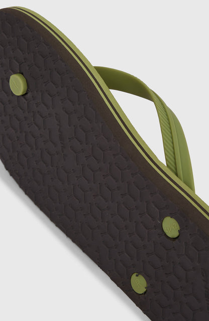 Profile Graphic Sandals Men Green Dusty Flower
