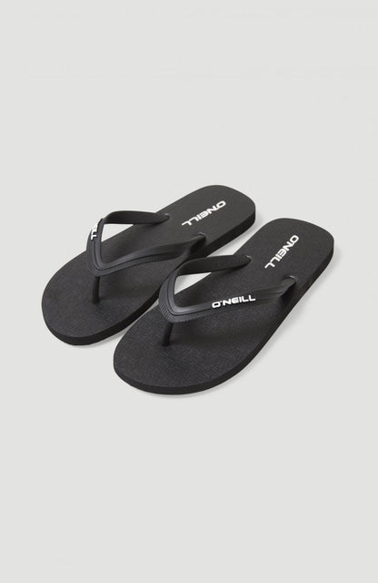 Profile Small Logo Sandals Men Black Out