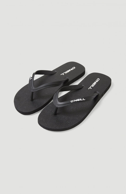 Profile Small Logo Sandals Men Black Out