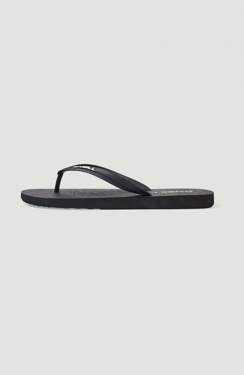 Profile Small Logo Sandals Men Black Out