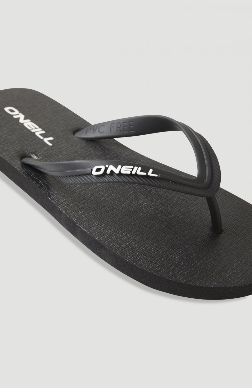 Profile Small Logo Sandals Men Black Out
