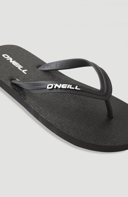 Profile Small Logo Sandals Men Black Out