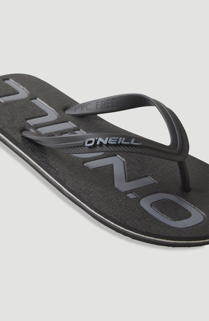 Profile Logo Sandals Men Black Out