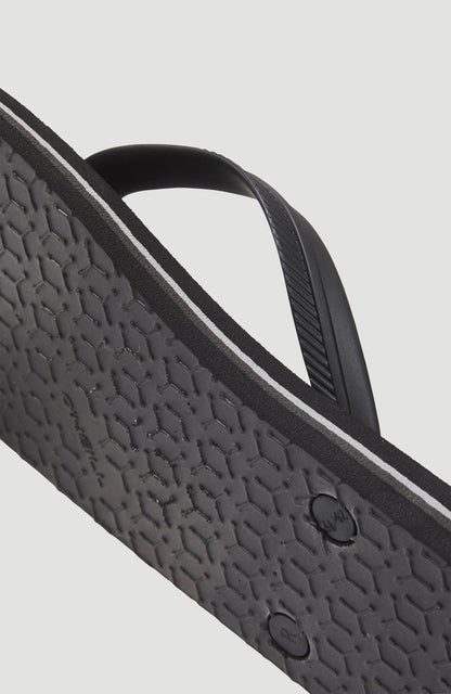Profile Logo Sandals Men Black Out