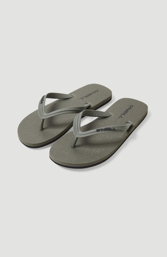 Profile Small Logo Sandals Men Military Green