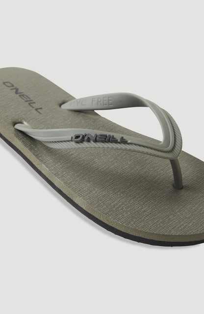 Profile Small Logo Sandals Men Military Green