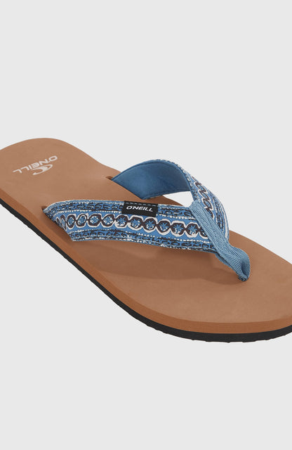 O’Neill Fabric Sandals Men Blue Pressed Lines
