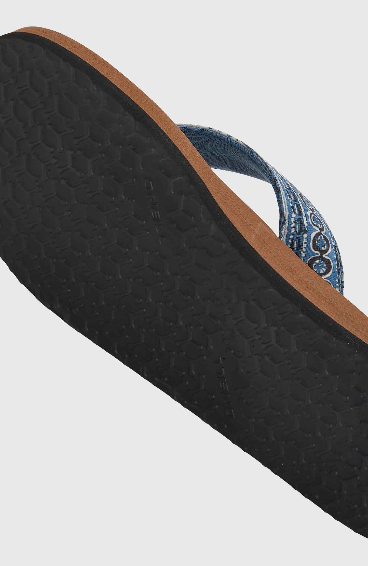 O’Neill Fabric Sandals Men Blue Pressed Lines