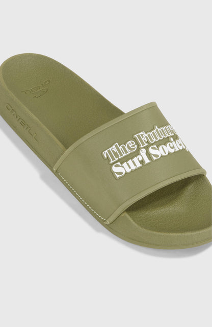 Future Surf Society Unisex Slides Men Avery Fern