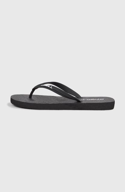 Profile Small Logo Sandals Men Black Out