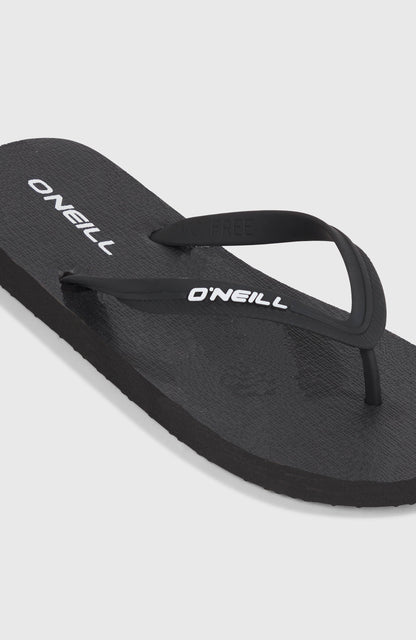Profile Small Logo Sandals Men Black Out