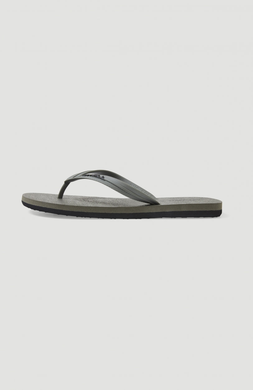 Profile Small Logo Sandals Men Military Green