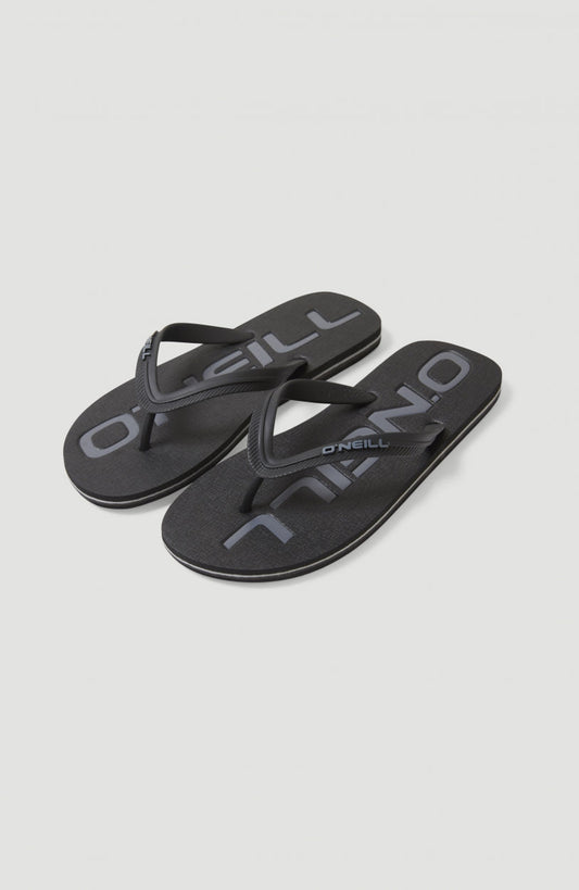 Profile Logo Sandals Men Black Out