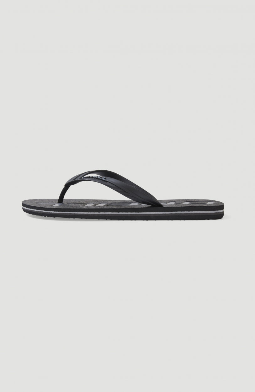 Profile Logo Sandals Men Black Out