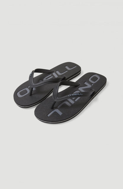 Profile Logo Sandals Men Black Out