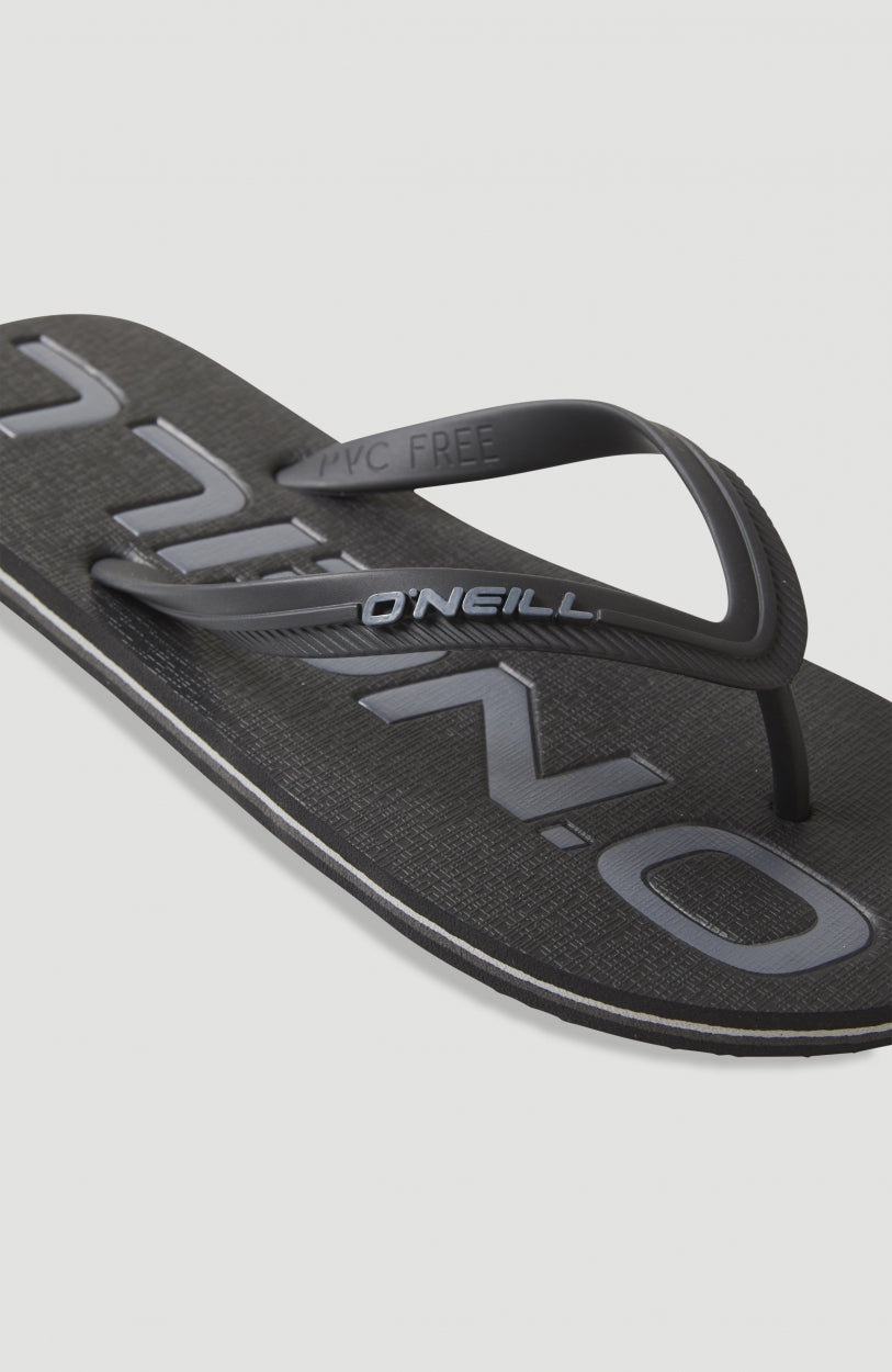 Profile Logo Sandals Men Black Out