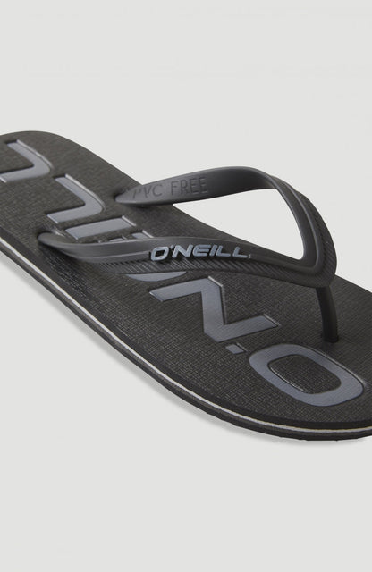 Profile Logo Sandals Men Black Out