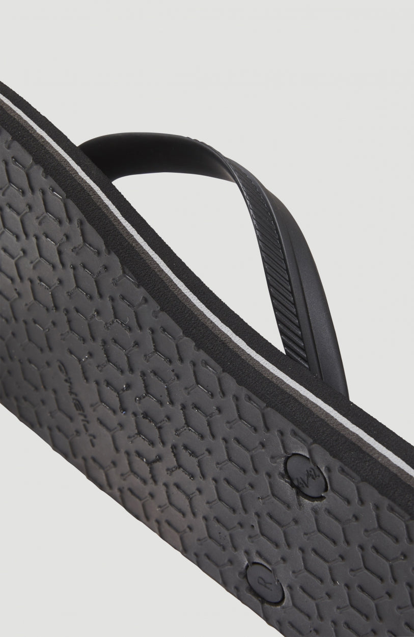 Profile Logo Sandals Men Black Out