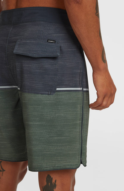Hyperfreak Mysto Block 19'' Boardshorts Men Dark Olive Mysto Block