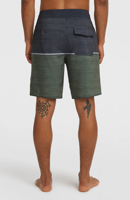Hyperfreak Mysto Block 19'' Boardshorts Men Dark Olive Mysto Block