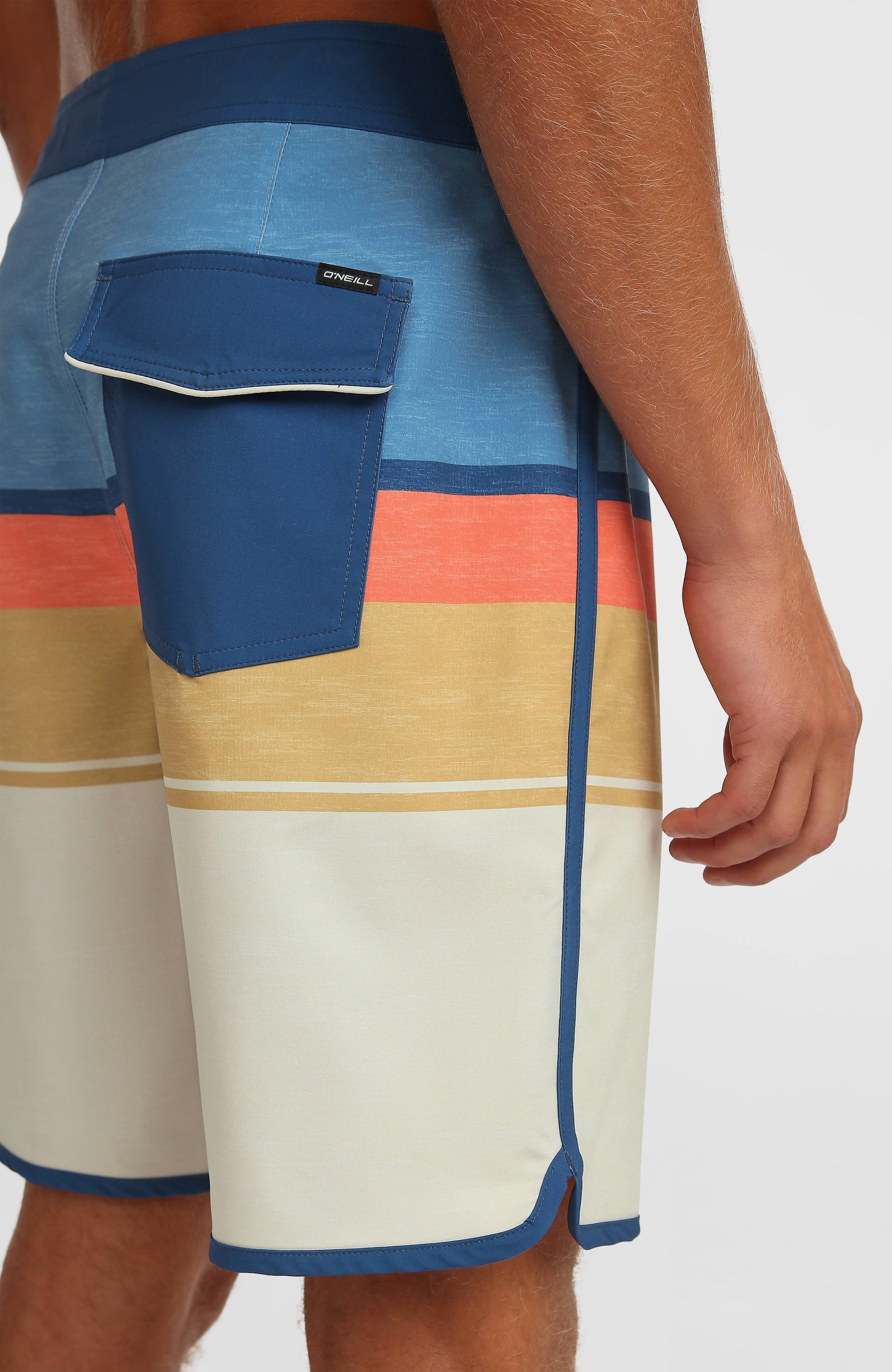 Lennox Scallop 19'' Boardshorts Men Light Khaki Lennox Scallop
