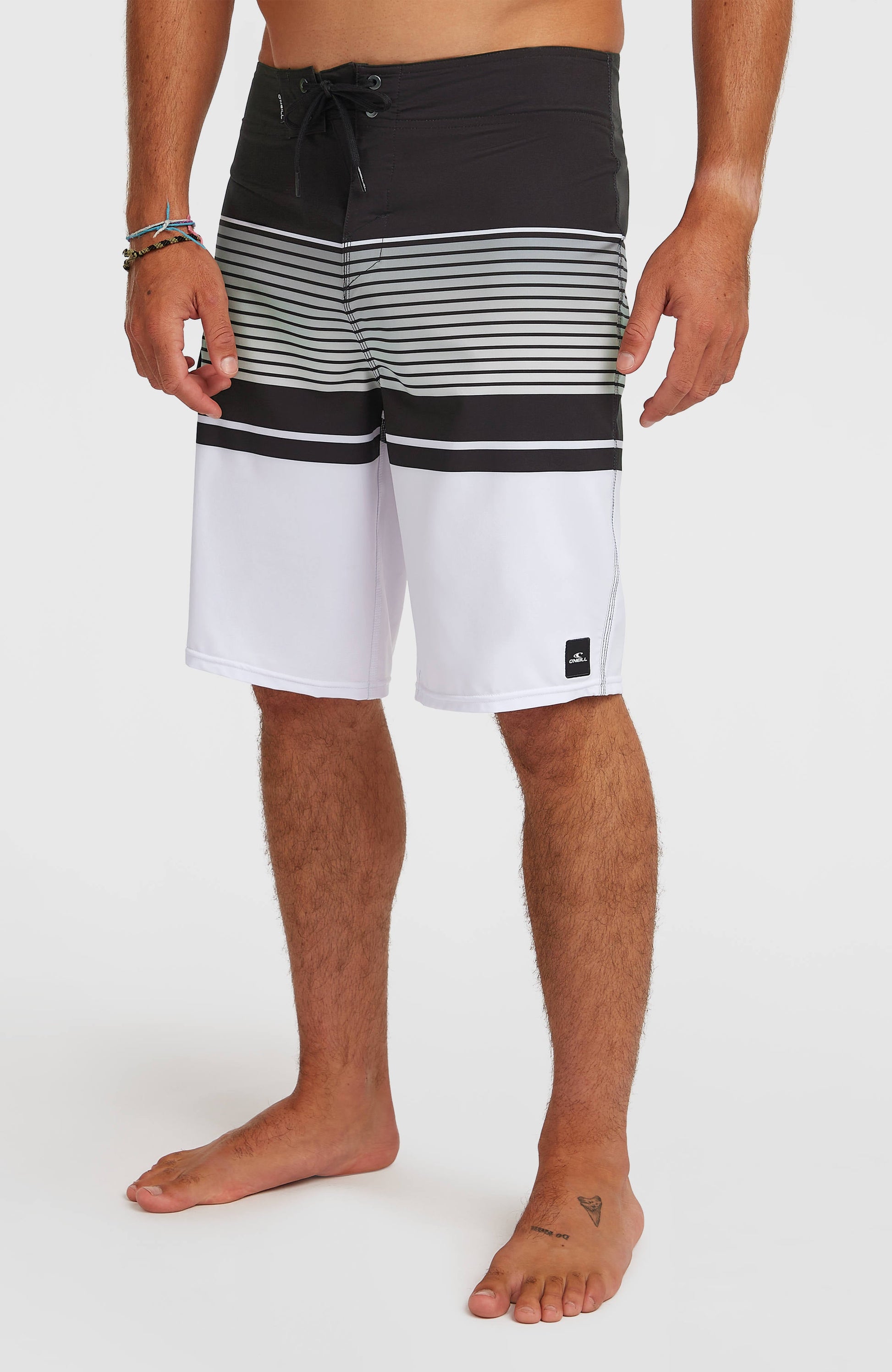 Lennox Stripe 21'' Boardshorts Men White Lennox Stripe