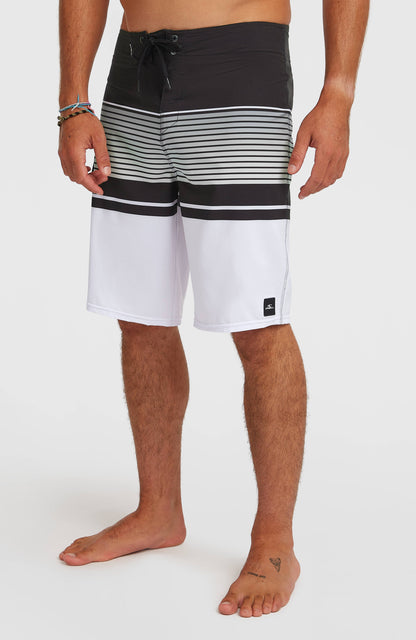 Lennox Stripe 21'' Boardshorts Men White Lennox Stripe