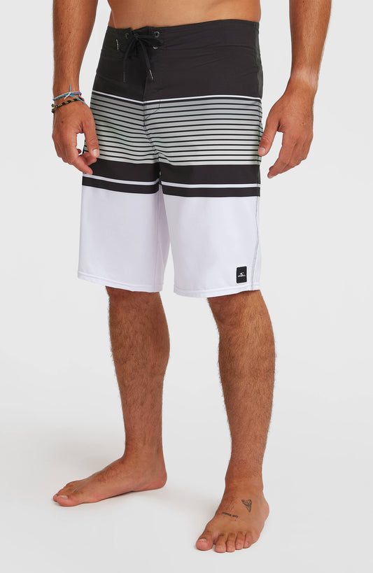 Lennox Stripe 21'' Boardshorts Men White Lennox Stripe