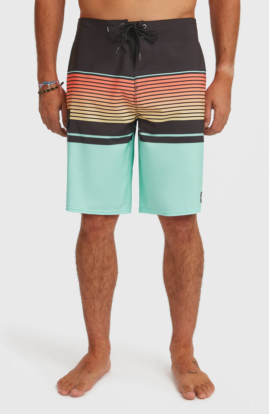 Lennox Stripe 21'' Boardshorts Men Canal Blue Lennox Stripe