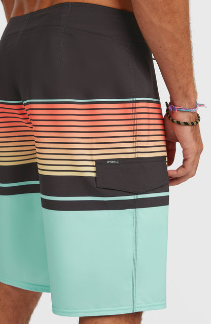 Lennox Stripe 21'' Boardshorts Men Canal Blue Lennox Stripe