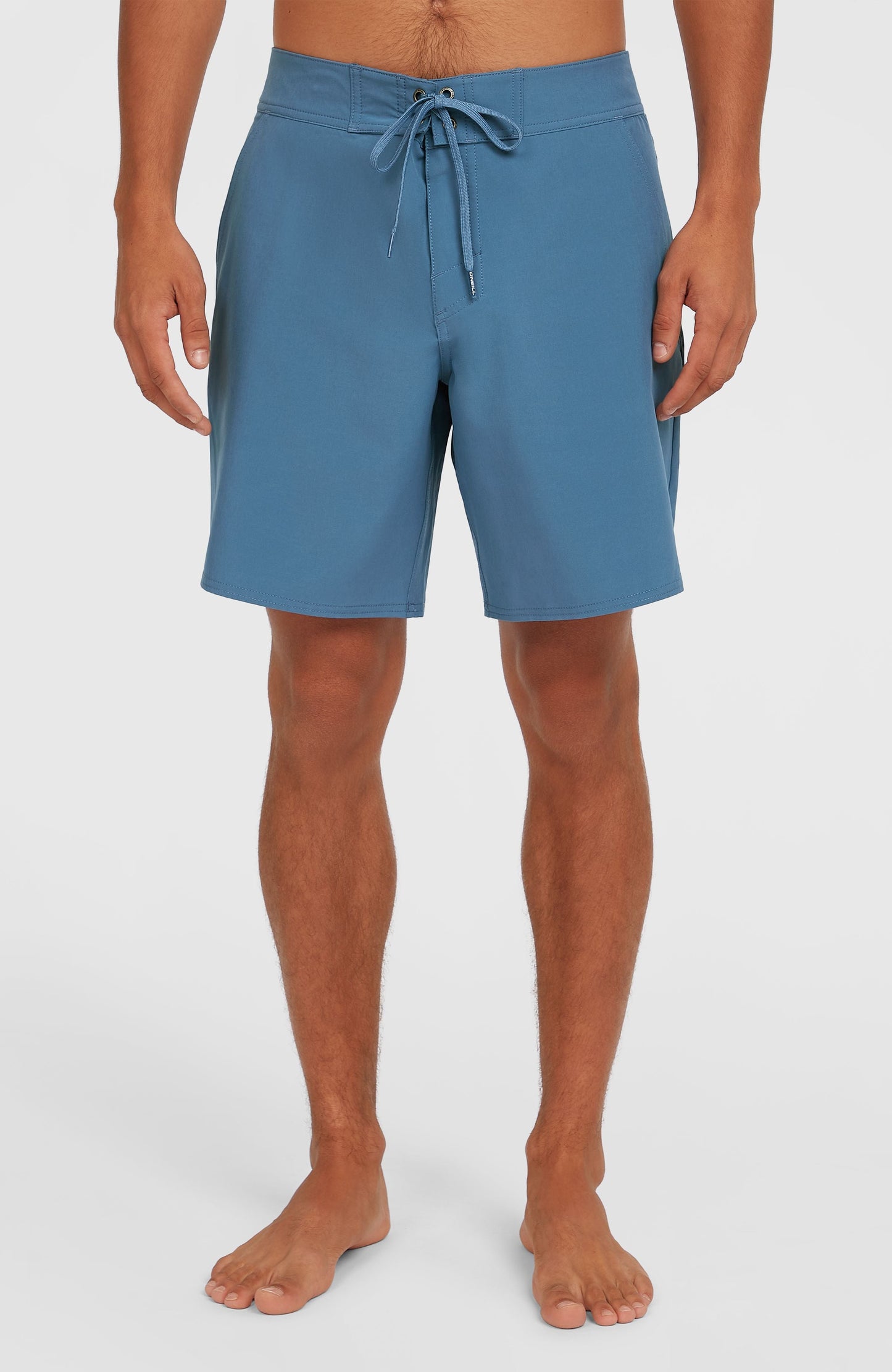 Solid 17'' Boardshorts Men Copen Blue