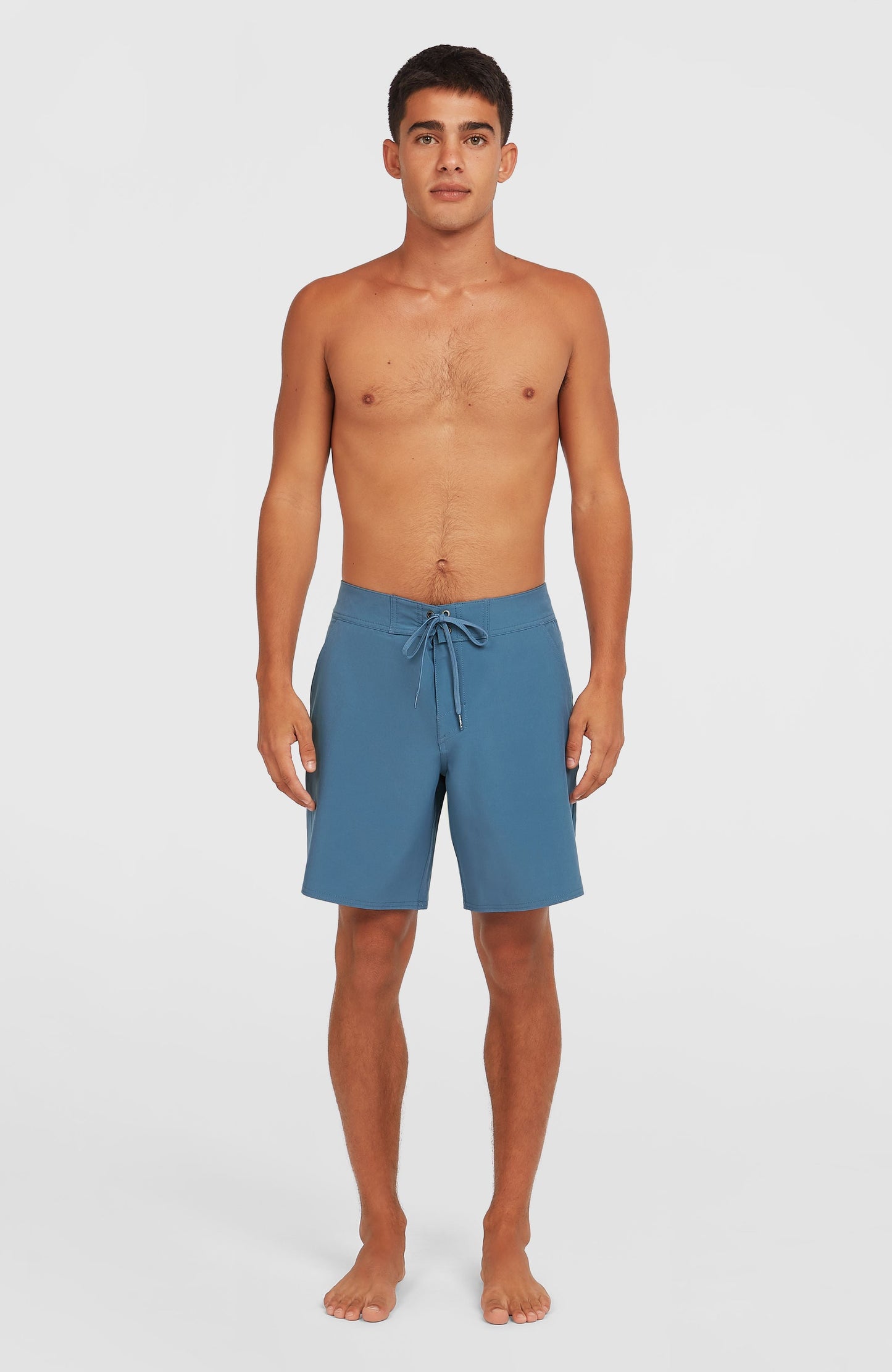 Solid 17'' Boardshorts Men Copen Blue