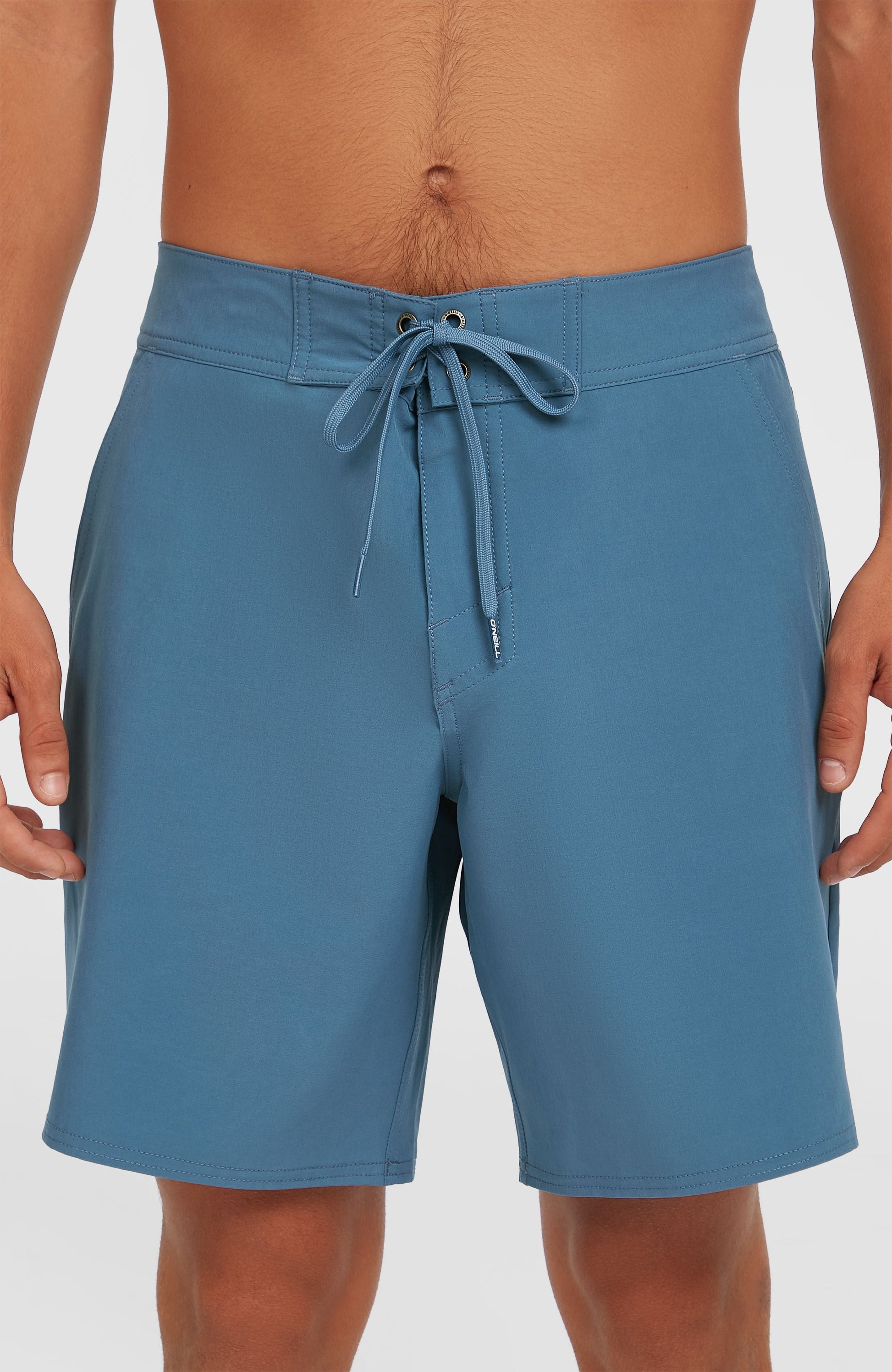 Solid 17'' Boardshorts Men Copen Blue