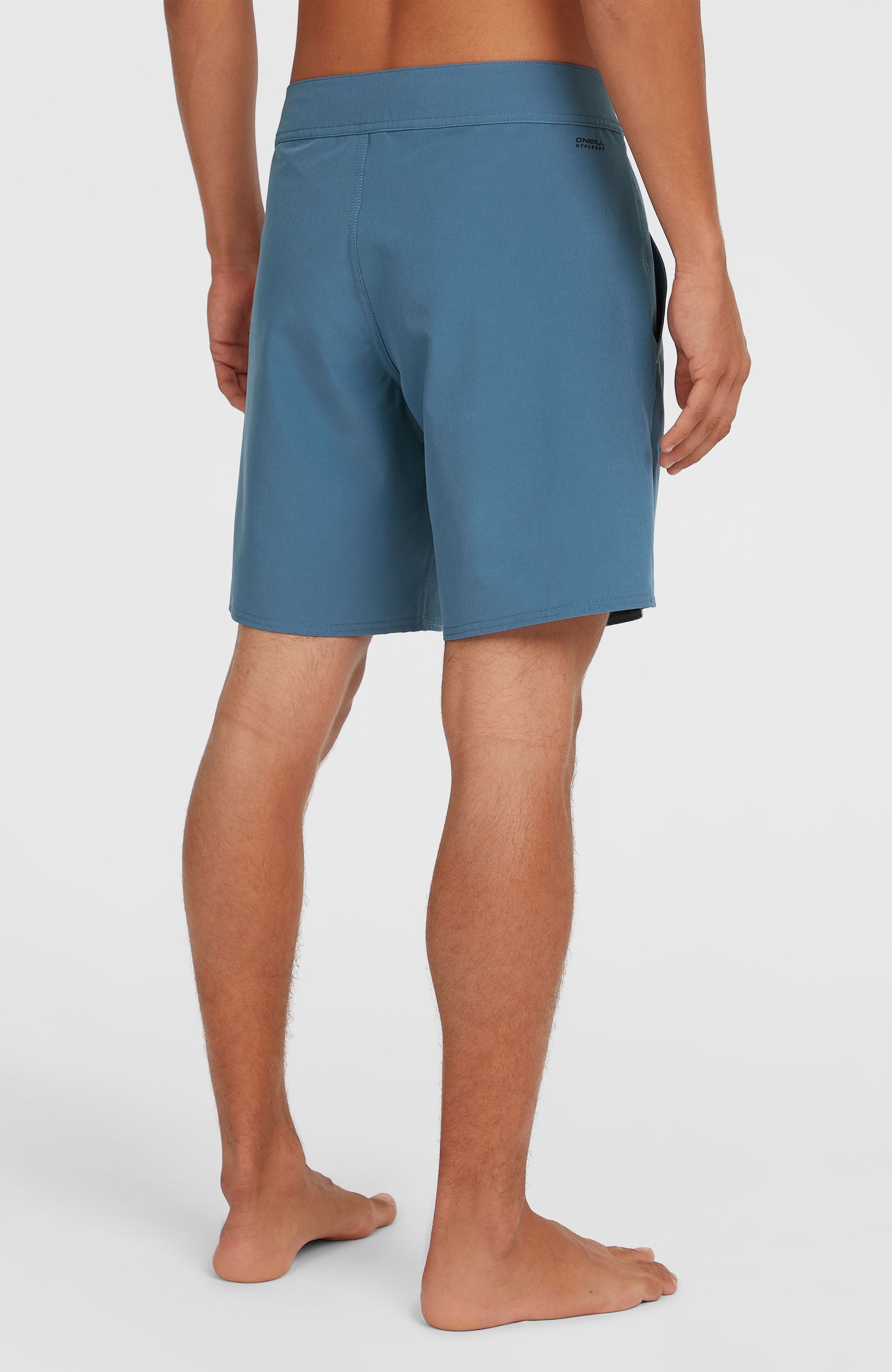 Solid 17'' Boardshorts Men Copen Blue