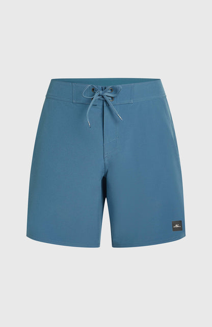 Solid 17'' Boardshorts Men Copen Blue